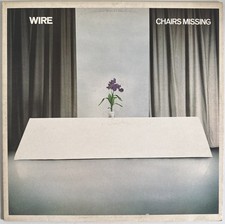 WIRE CHAIRS MISSING VINYL LP HARVEST UK 1978 FIRST PRESS LILAC INNER FACT SAMPLE