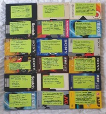18 x Used VHS Cassette Tapes - videos all in good condition