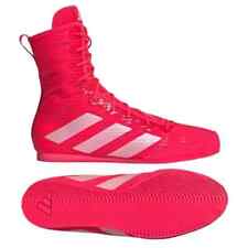 Adidas Box Hog 4 Boxing Boots Lucid Red Boxing Shoes Adult Kids Canvas Trainers