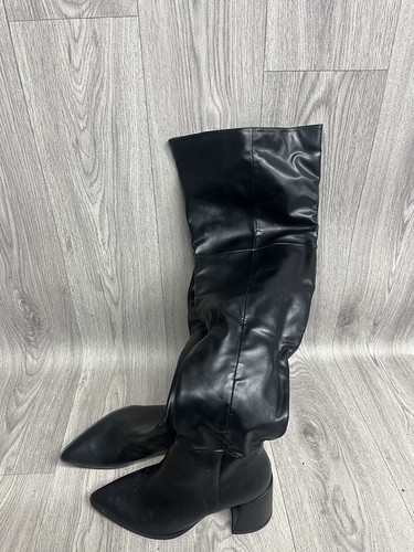 Missguided black faux leather - missguided,