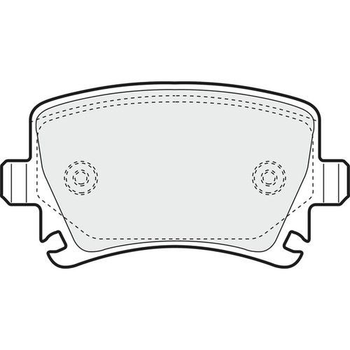 Brake pads set - vw, golf