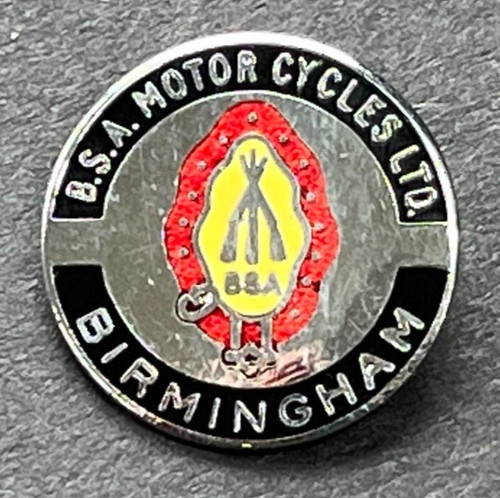 Motorcycle pin badge bsa - pin,