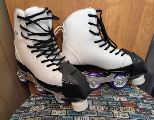 White faux leather pro - leather,