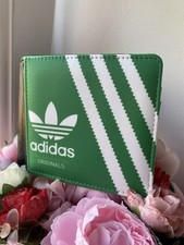 Adidas Originals Green & White Shoebox Style Mens Wallet