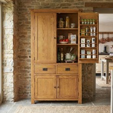 Pantry cupboard rustic oak - cupboard,