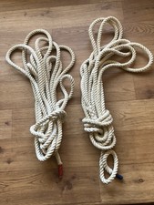 Pair of plough lines looped