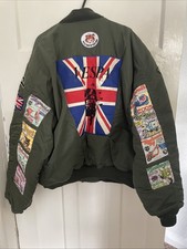 Vintage Scootering Lambretta Vespa Scooter Rally Patch Jacket Flight Jacket