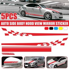 5Pcs Side Body Vinyl Decal Car