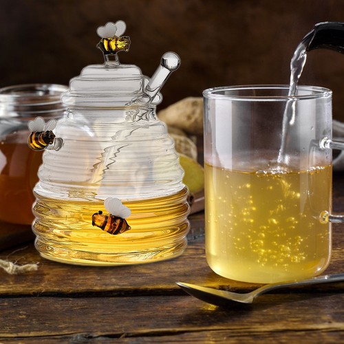 Honey pot transparent - honey,
