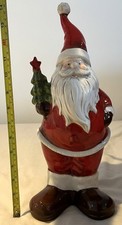 Large Father Christmas Ceramic figurine,  14 inches VGC.