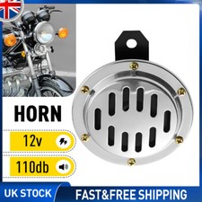 12V Chrome Motorcycle Classic Horn Motorbike Scooter 110Db Slit Universal Horn