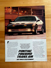 1985 Print Ad Pontiac Firebird