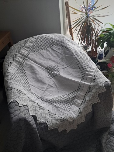Crochet white square - crochet,