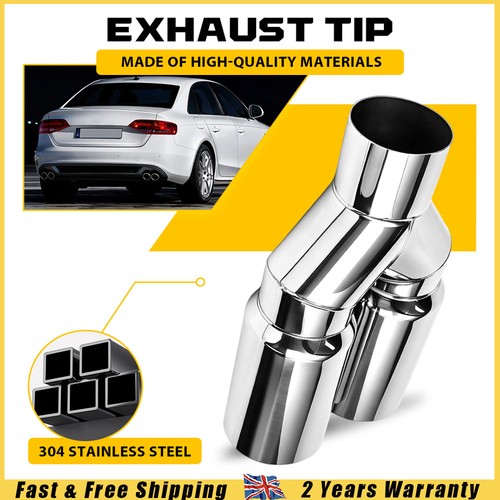 Twin straight cut tailpipe - straight,
