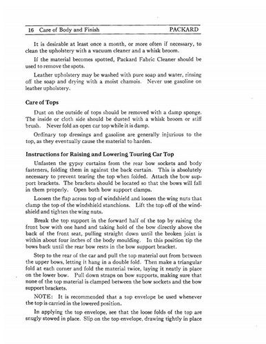 1930 packard owners manual - packard,