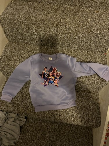 Girls purple pop jumper - purple, size