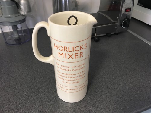 Vintage ceramic horlicks mixer - ceramic,