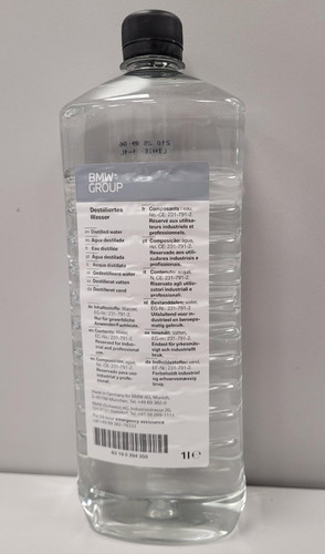 Genuine bmw distilled water - bmw,