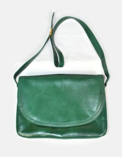 Vintage emerald green leather - vintage,