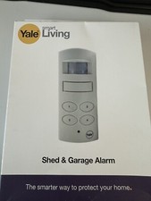 SHED GARAGE GARDEN ROOM SHED OUTHOUSE WIRELESS YALE BURGLAR ALARM PIR SECURITY