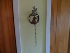 Antique Edwardian brass door