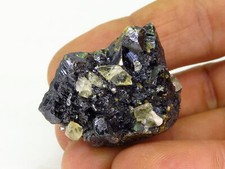 Calcite on Sphalerite -