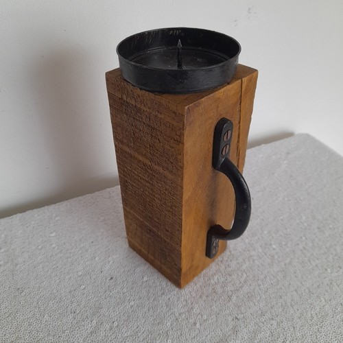 Handmade rustic candle holder - handmade,