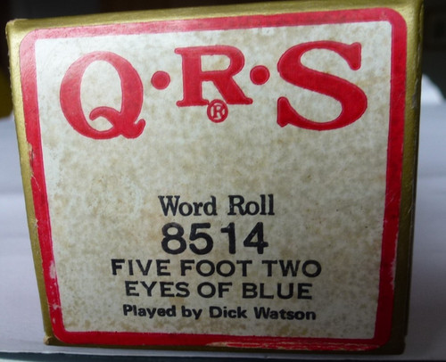 Pianola word roll five foot - word,