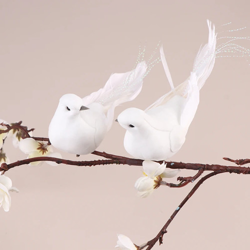 1pc artificial pigeon birds - 1pc,