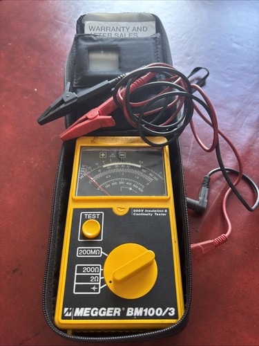 Megger bm100 500v insulation - megger,