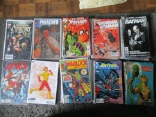 box of comics joblot bundle x 200 comics marvel dc  batman avengers  x-men  etc