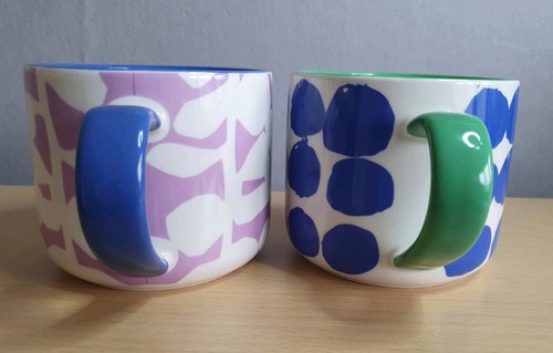 Habitat abstract mugs pink - mugs,