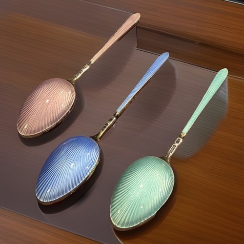 Set art nouveau - of, guilloche