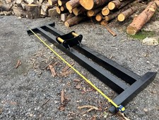 13 TON EXCAVATOR DIGGER GRADING BEAM LEVELLING BAR - 10 FOOT WIDE - 65 MM PINS