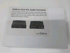 HDMI to VGA =R/L Audio