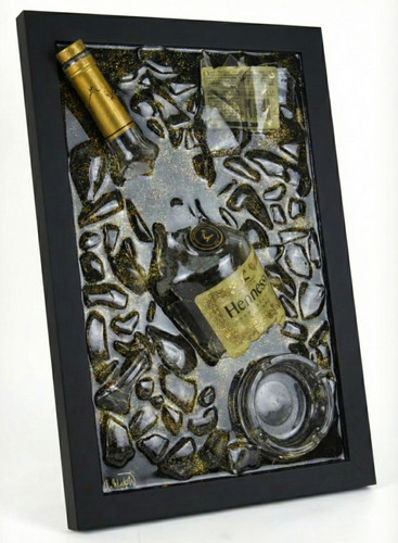 Hennessy cognac wall art - hennessy,
