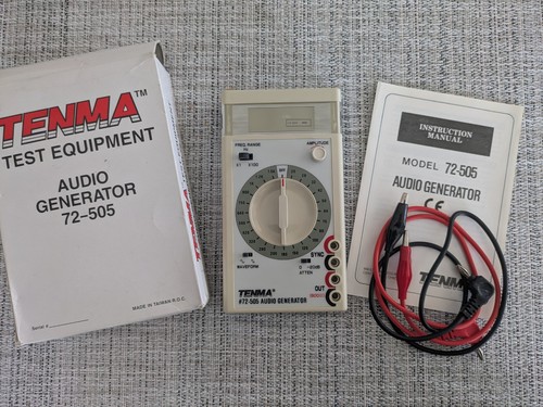 Tenma audio generator - audio,