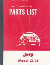 Parts List Willys Jeep Manual