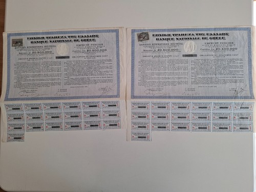 Share certificate banque - share,
