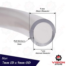 7mm pvc tube - 7mm, clear