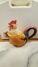 Chicken Ceramic Teapot For Display Only  H18cm X W24cm  Condition Used 
