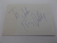 HAND SIGNED 6" x 4" AUTOGRAPH