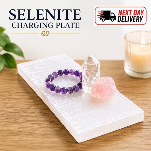 Selenite crystal charging - selenite,
