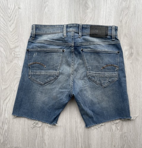 Men star raw denim shorts - men's, g-star