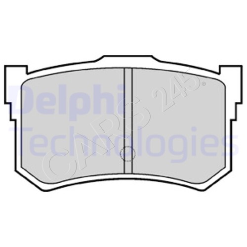 Disc brake pad set - disc, fits