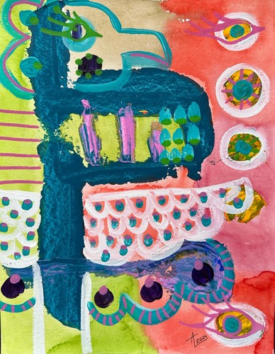 Original illustration paper - illustration, on