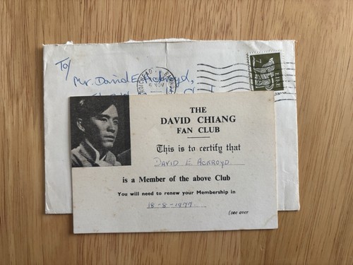 David chiang fan club - david,