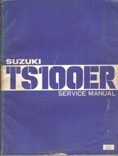 SUZUKI TS100 ER,TS100 ERT 1980 ORIGINAL FACTORY WORKSHOP MANUAL