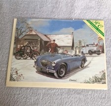 Vintage- New Sealed- Classic Car AUSTIN HEALEY CHRISTMAS CARD Rothbury Cards 