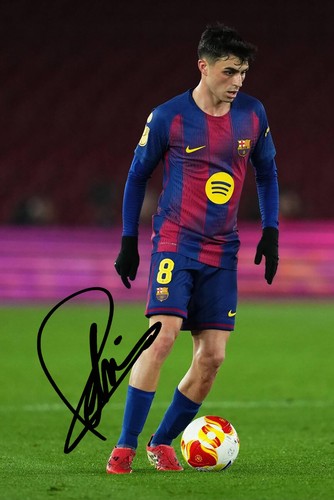 Pedri signed pre print - signed, pre-print